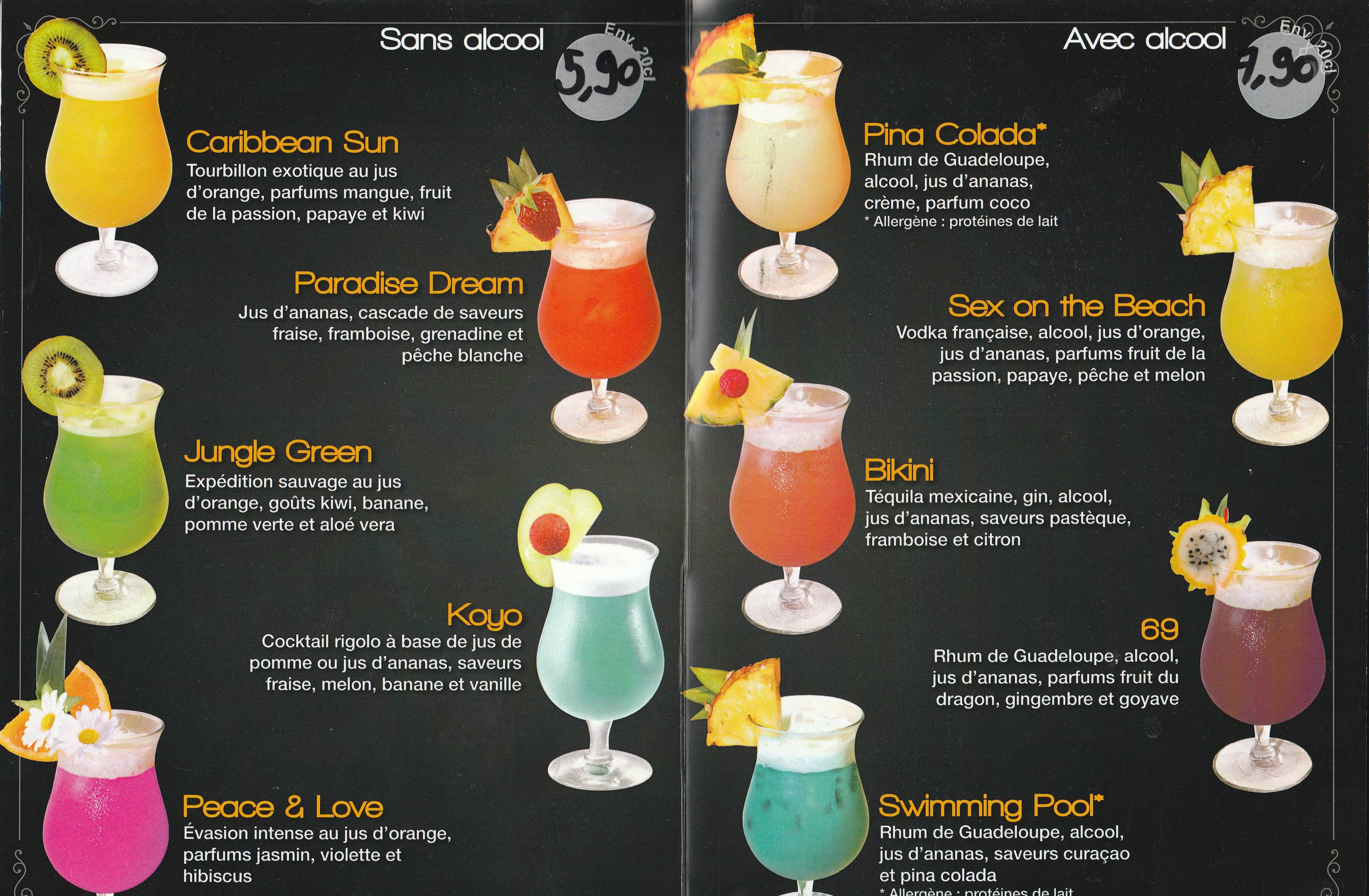 "HAPPY HOURS SUR LES COCKTAILS" du restaurant L'Aubergade à Gérardmer